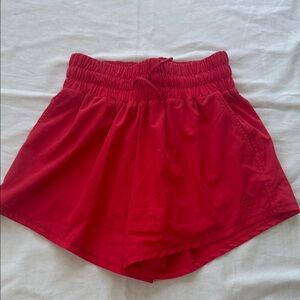 SSCO Women's Hybrid Red Shorts
